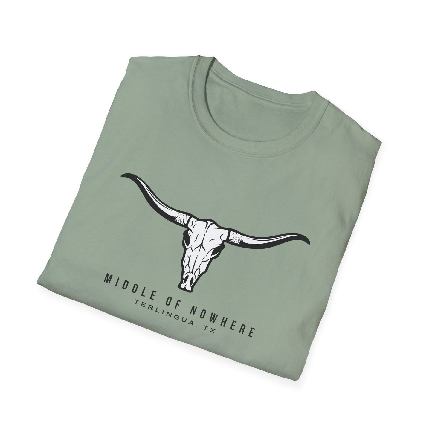 Middle of Nowhere Longhorn TerlinguaT-Shirt, Unisex
