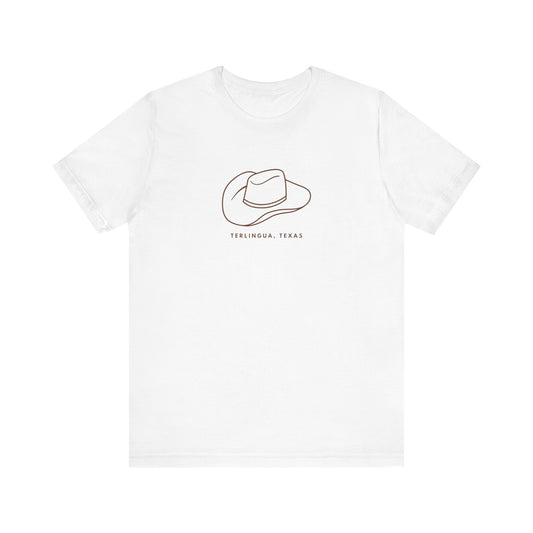 Western Cowboy Hat T-Shirt, Terlingua Texas