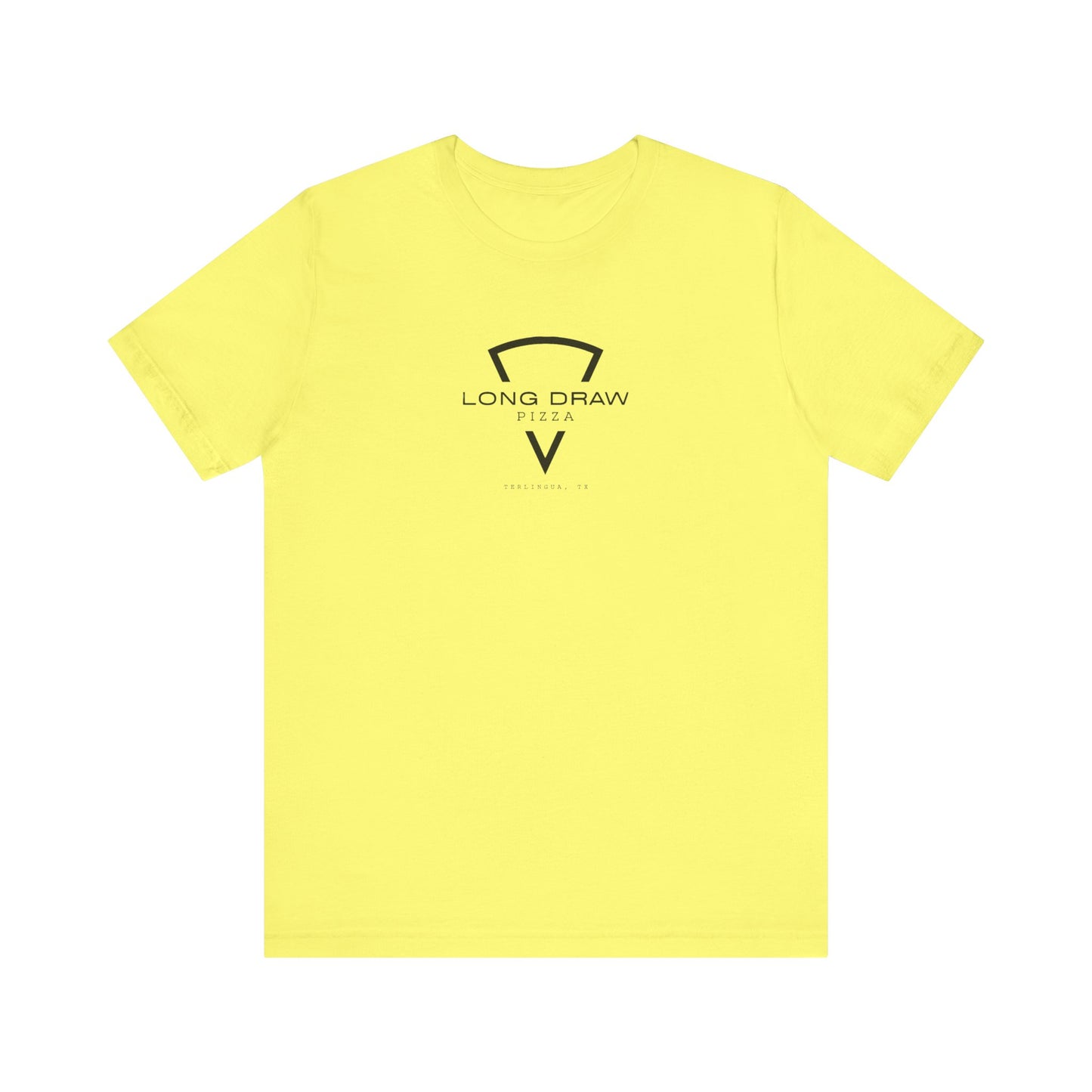 Long Draw Pizza Logo T-Shirt, Unisex
