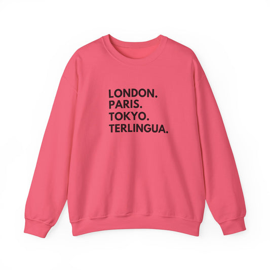 London Paris Tokyo Terlingua Crewneck Sweatshirt