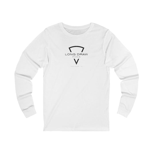 Long Draw Pizza Logo, Jersey Long Sleeve, Unisex