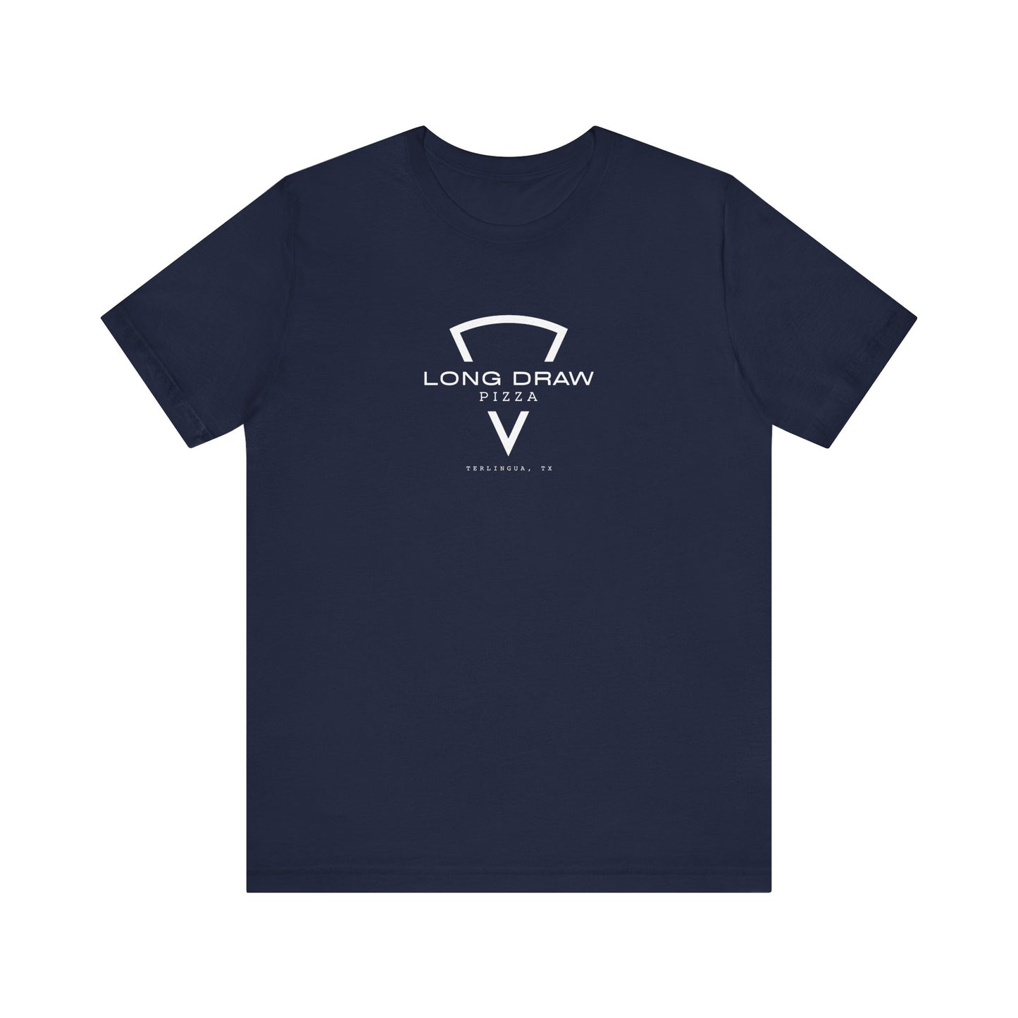 Long Draw Pizza Logo T-Shirt, Unisex