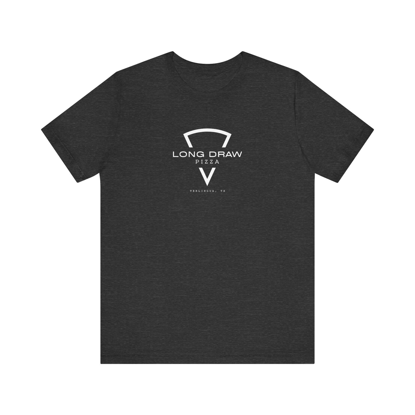 Long Draw Pizza Logo T-Shirt, Unisex