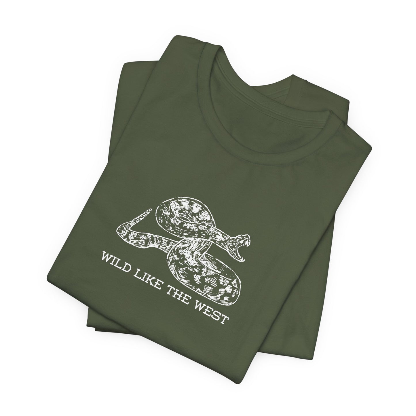 Wild like the West T-Shirt, Terlingua, Unisex, Rattlesnake