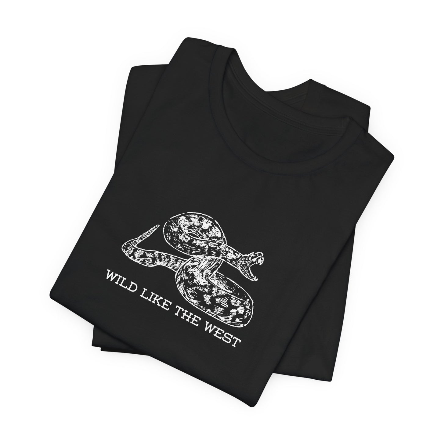 Wild like the West T-Shirt, Terlingua, Unisex, Rattlesnake