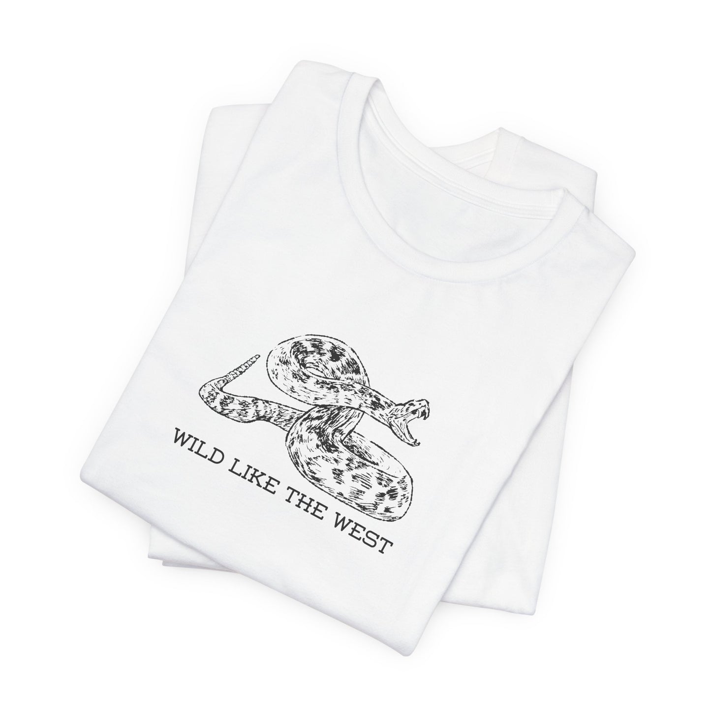 Wild like the West T-Shirt, Terlingua, Unisex, Rattlesnake