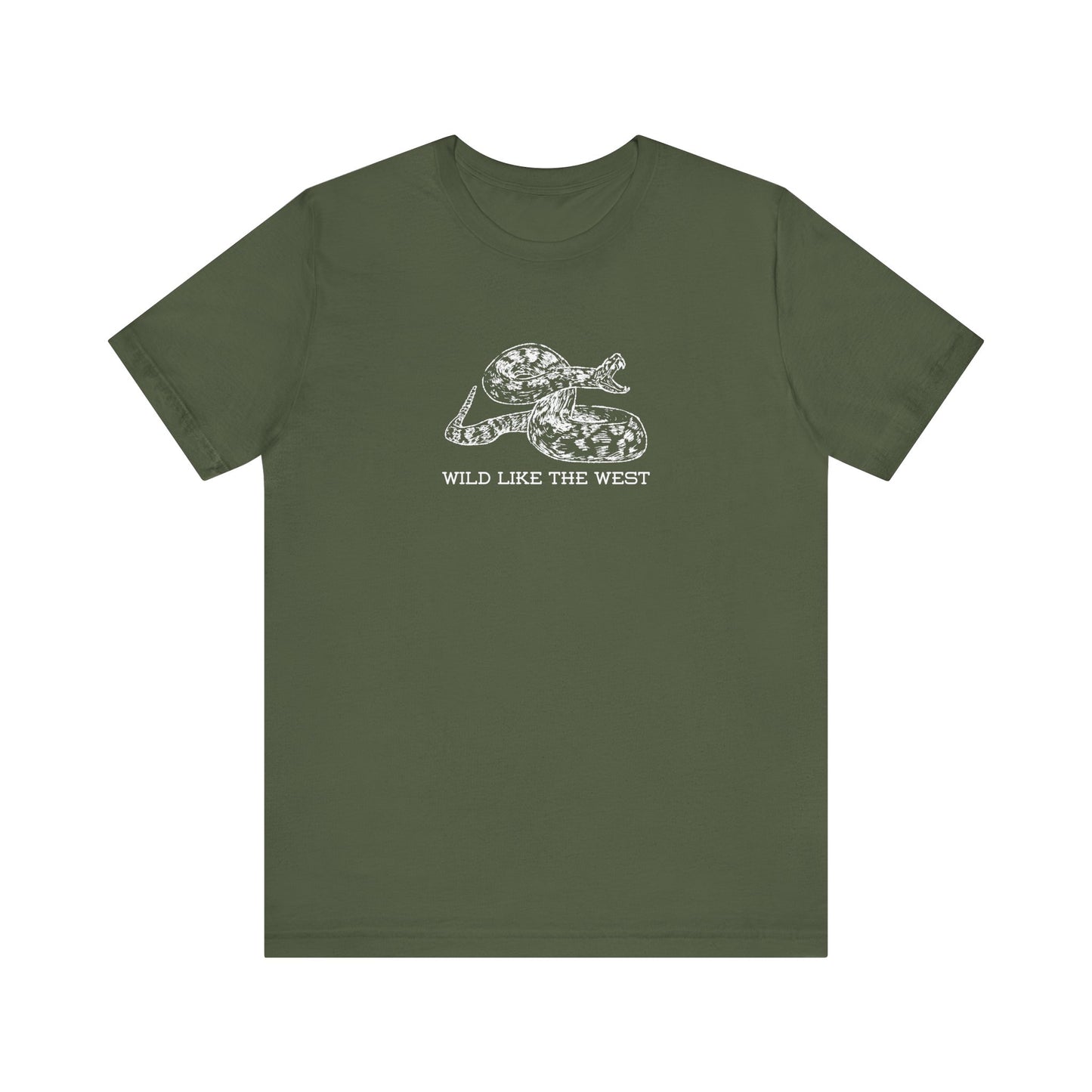Wild like the West T-Shirt, Terlingua, Unisex, Rattlesnake