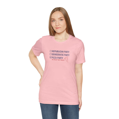 Political Pizza T-Shirt, Voting, Pizza Lovers
