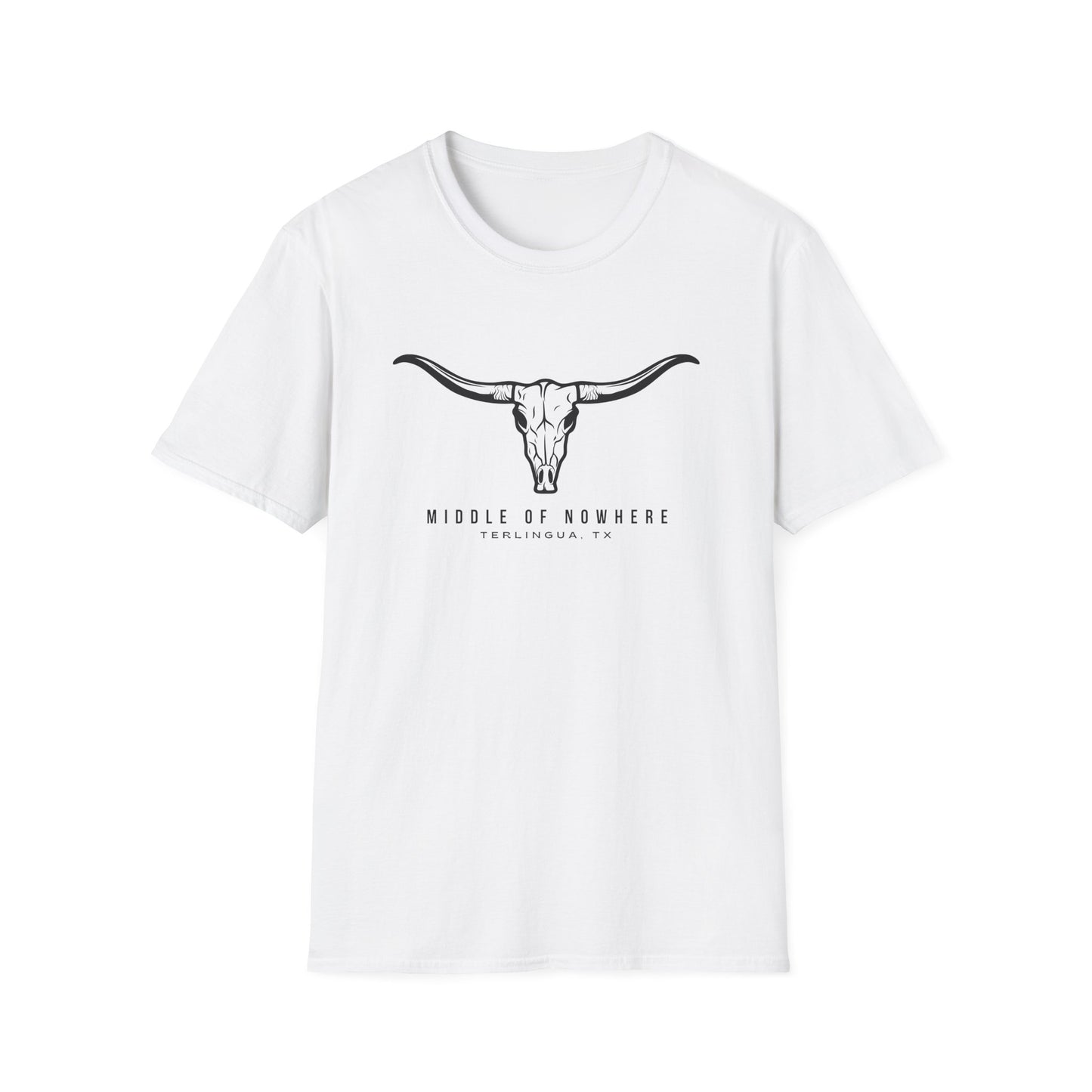 Middle of Nowhere Longhorn TerlinguaT-Shirt, Unisex