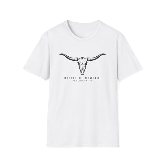Middle of Nowhere Longhorn TerlinguaT-Shirt, Unisex