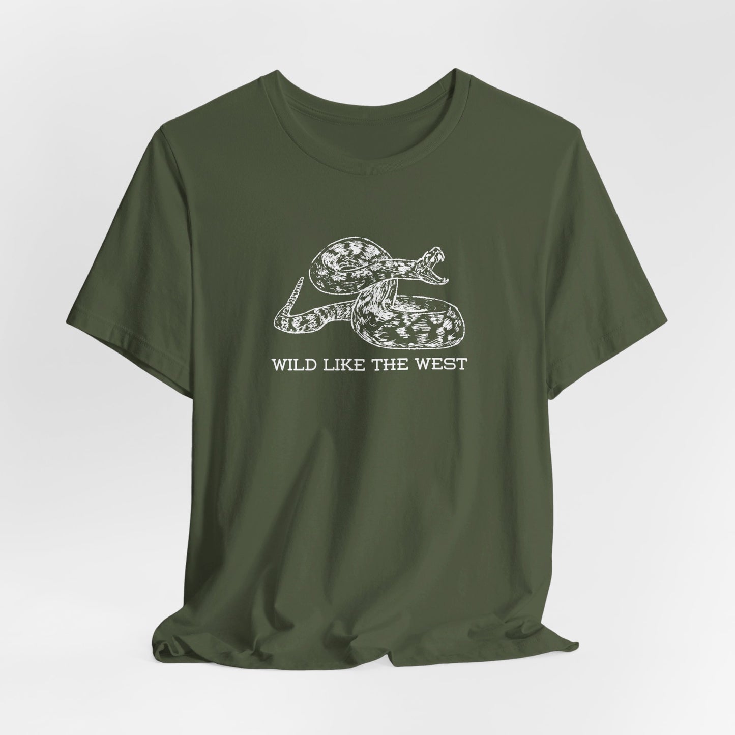 Wild like the West T-Shirt, Terlingua, Unisex, Rattlesnake