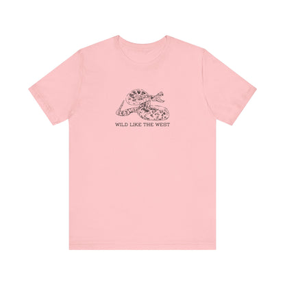 Wild like the West T-Shirt, Terlingua, Unisex, Rattlesnake