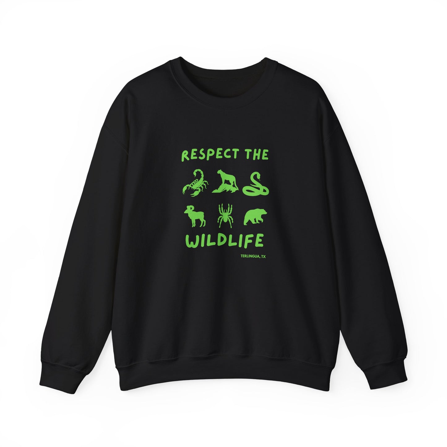 Respect the Wildlife Crewneck Sweatshirt, Unisex