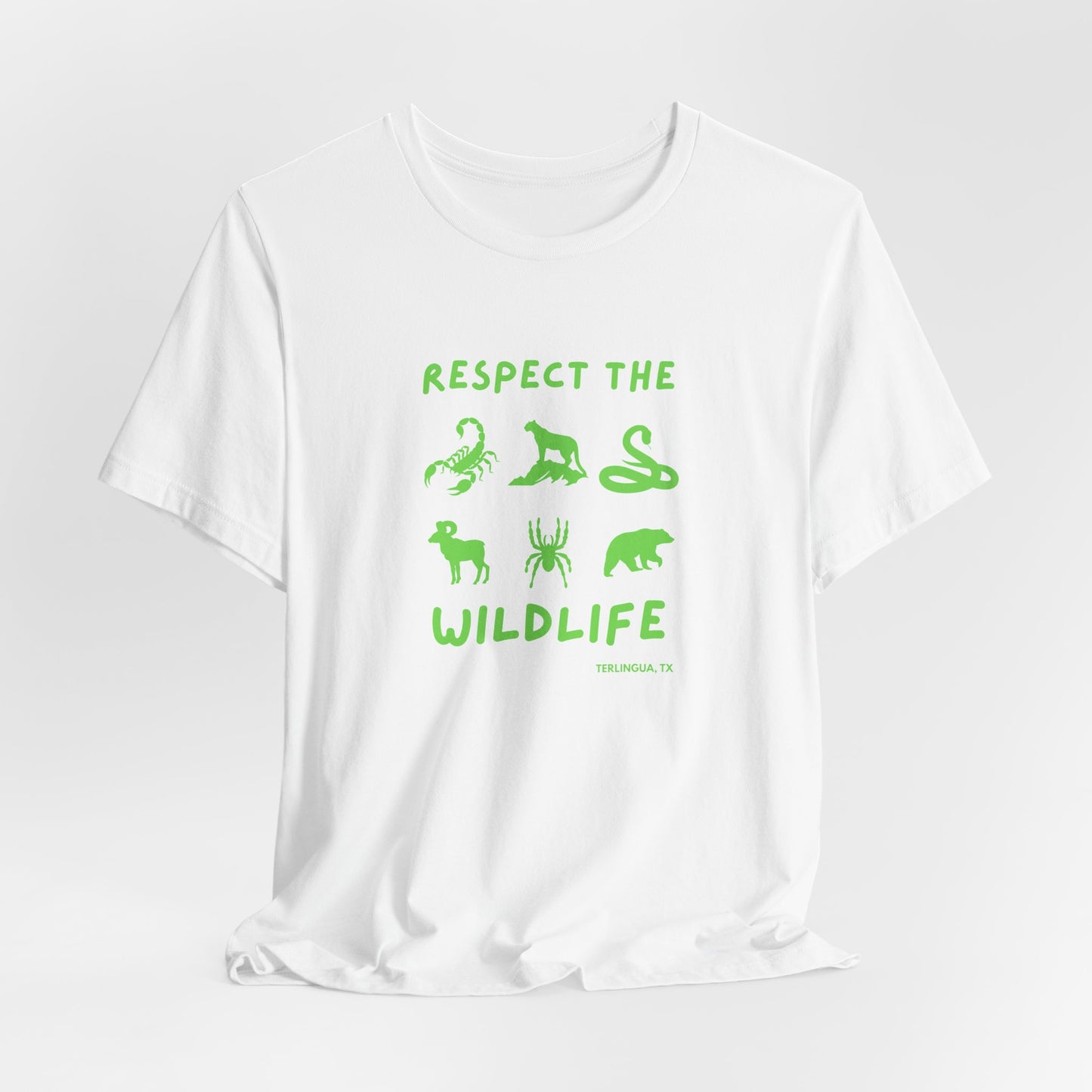Respect the Wildlife T-Shirt, Unisex,Terlingua