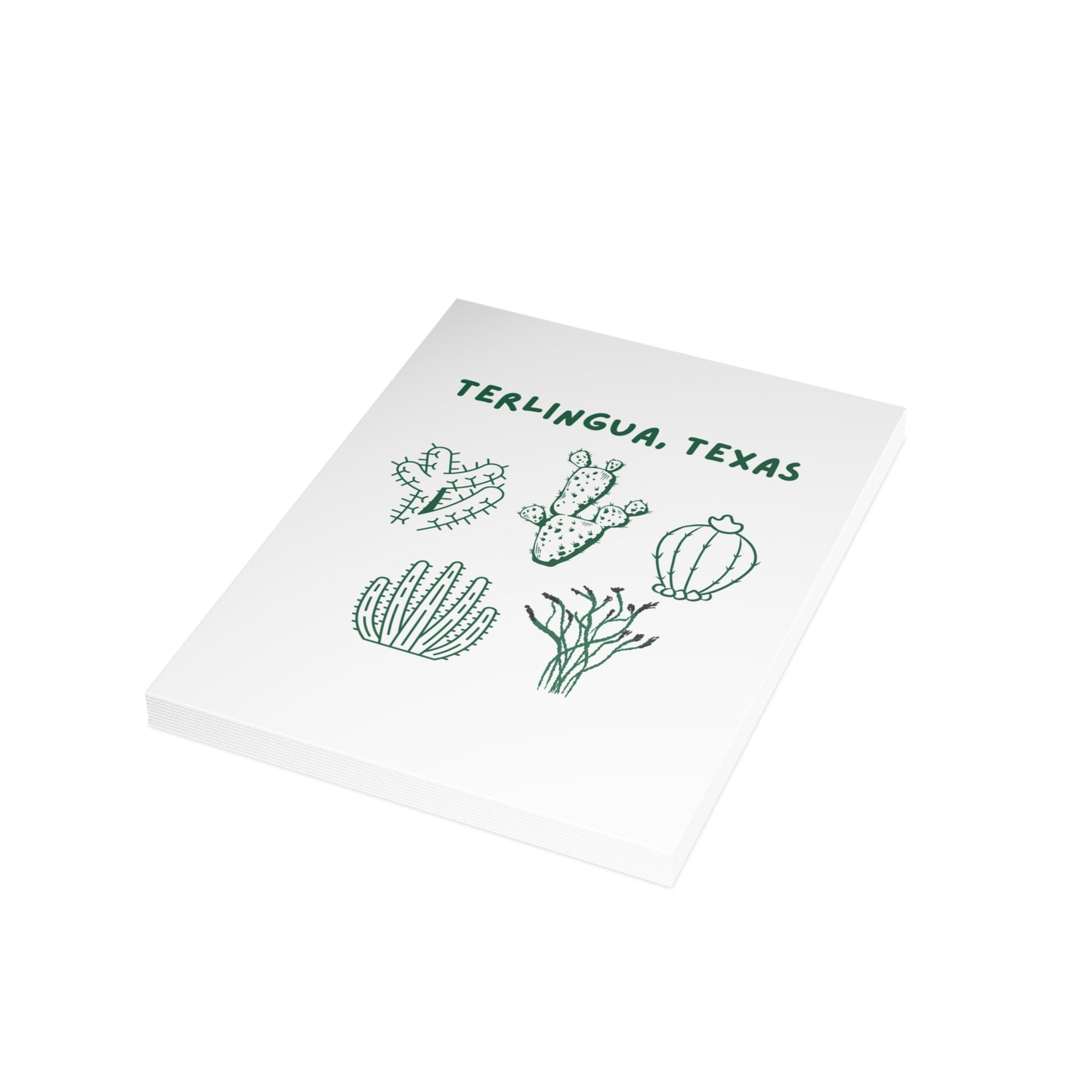 Terlingua Cactus Postcard Bundles (envelopes not included)