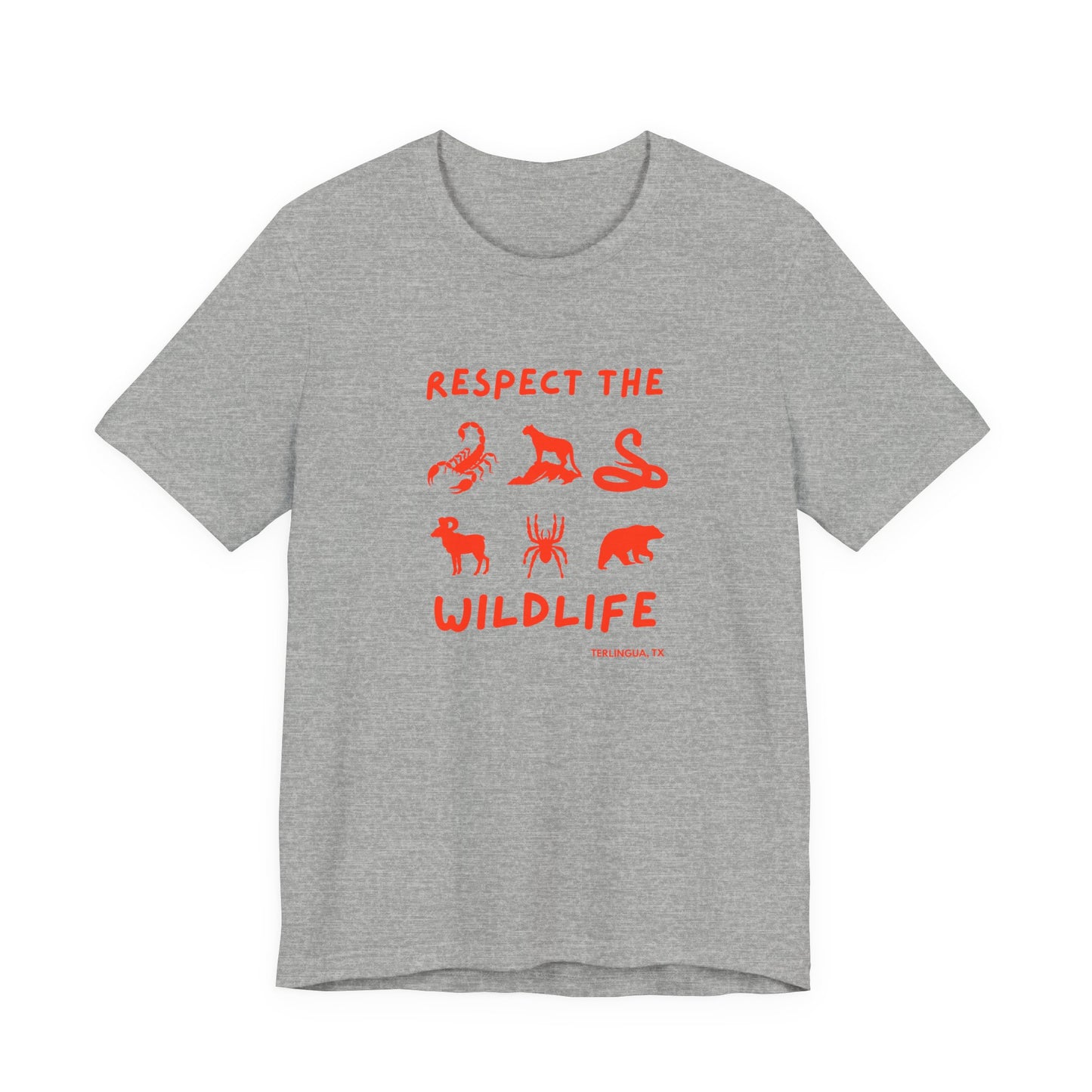 Respect the Wildlife T-Shirt, Unisex,Terlingua