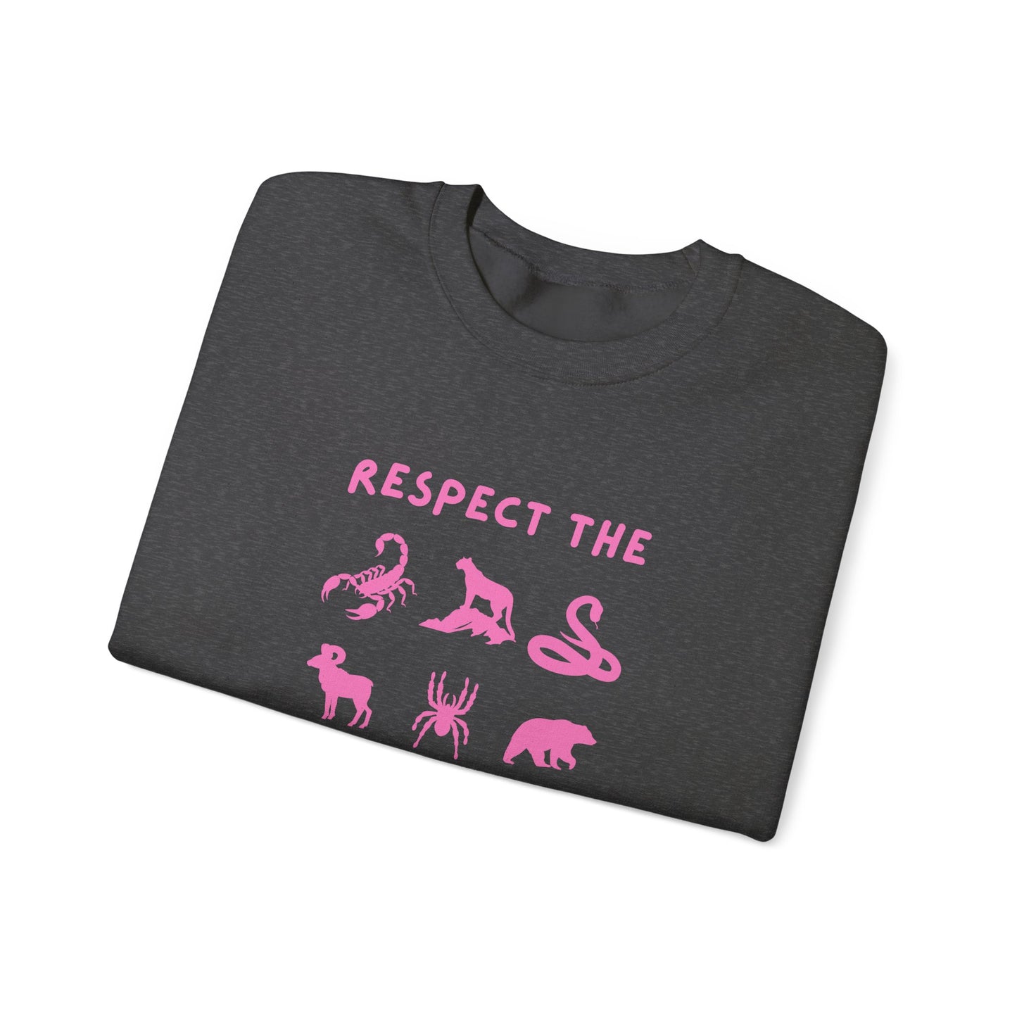 Respect the Wildlife Crewneck Sweatshirt, Unisex