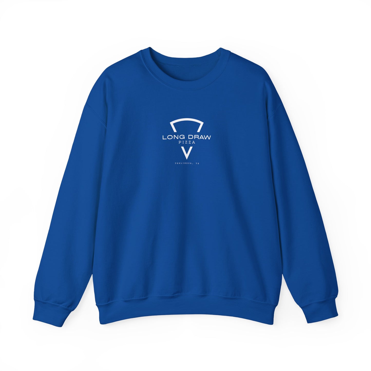 Original Long Draw Pizza Logo Crewneck Sweatshirt