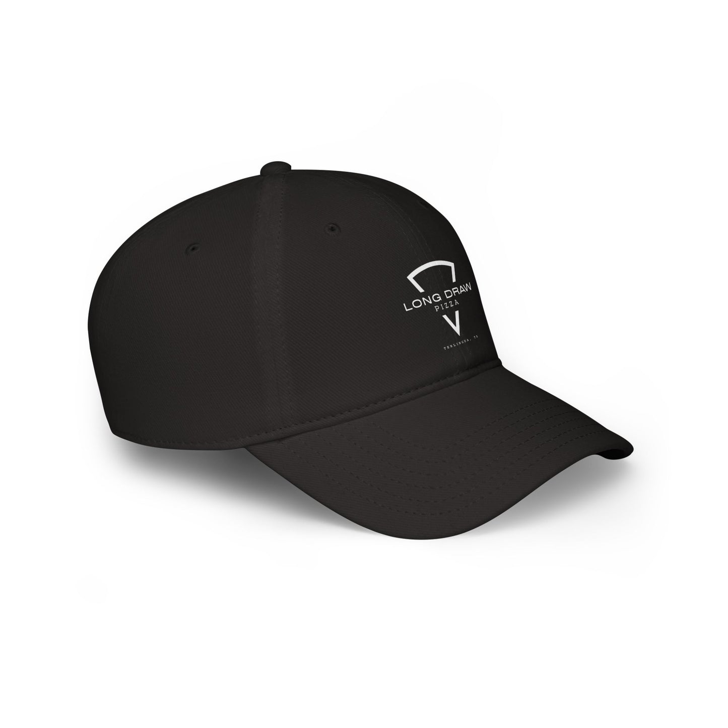 Long Draw Pizza Low Profile Baseball Cap, Unisex
