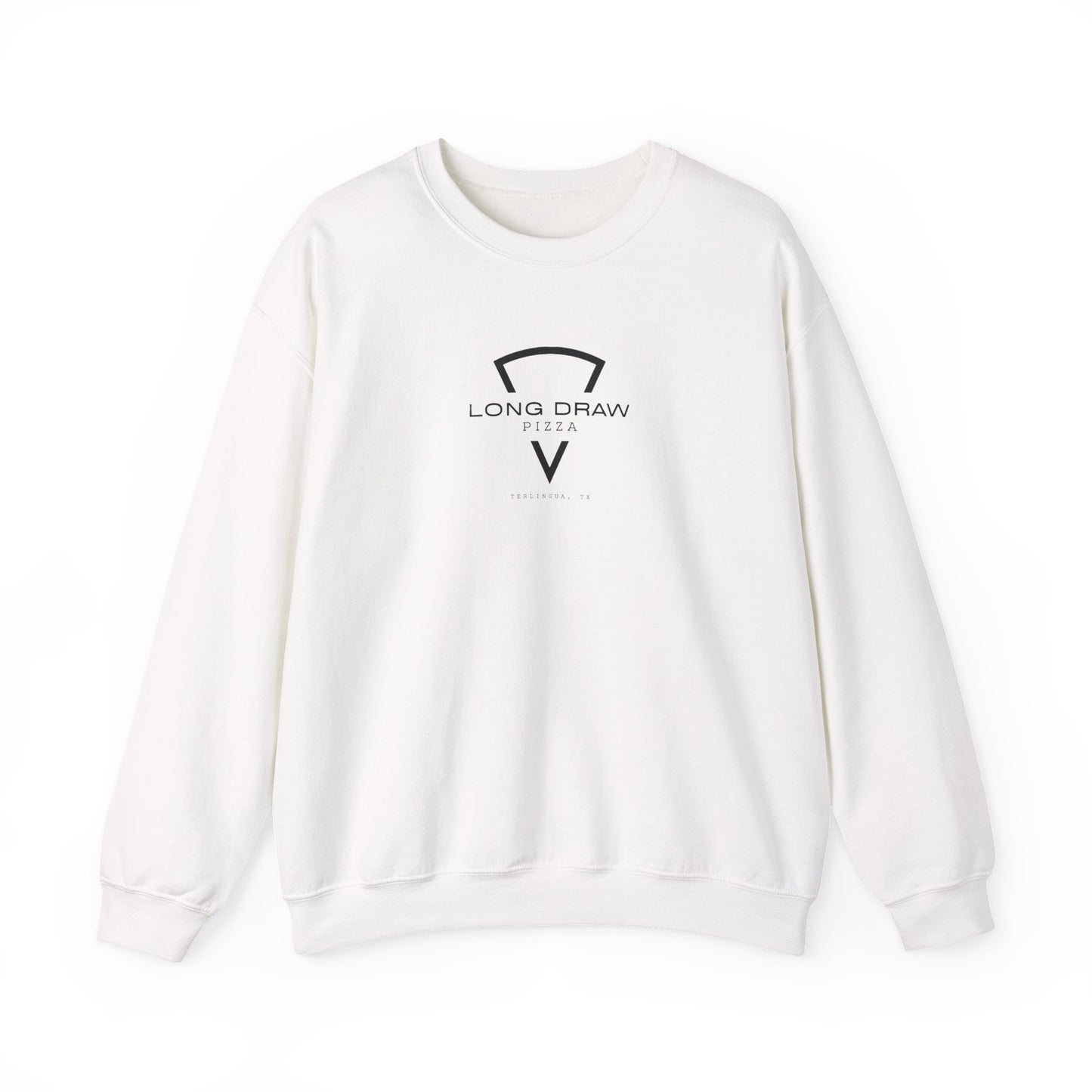 Original Long Draw Pizza Logo Crewneck Sweatshirt