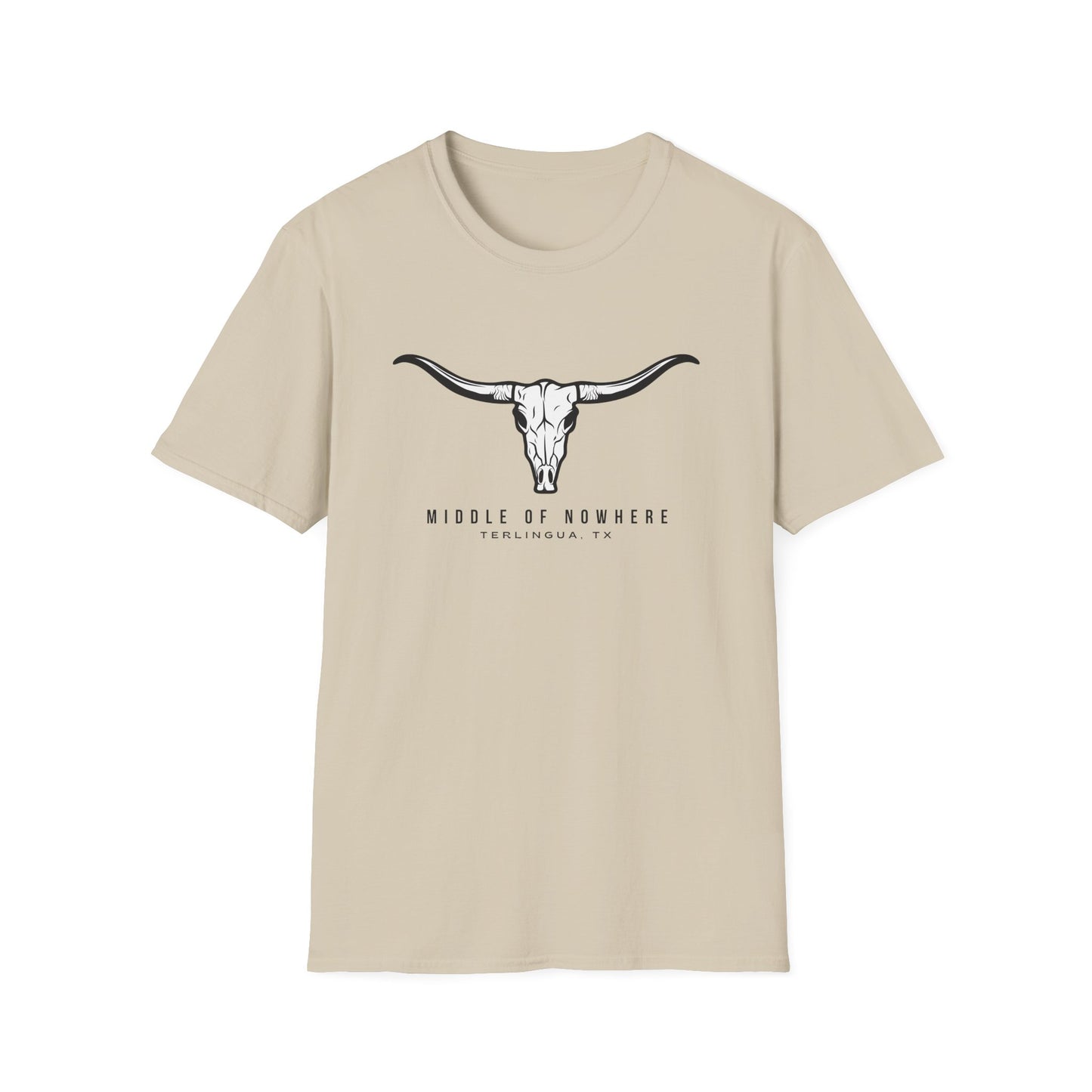 Middle of Nowhere Longhorn TerlinguaT-Shirt, Unisex