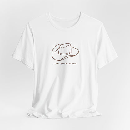 Western Cowboy Hat T-Shirt, Terlingua Texas