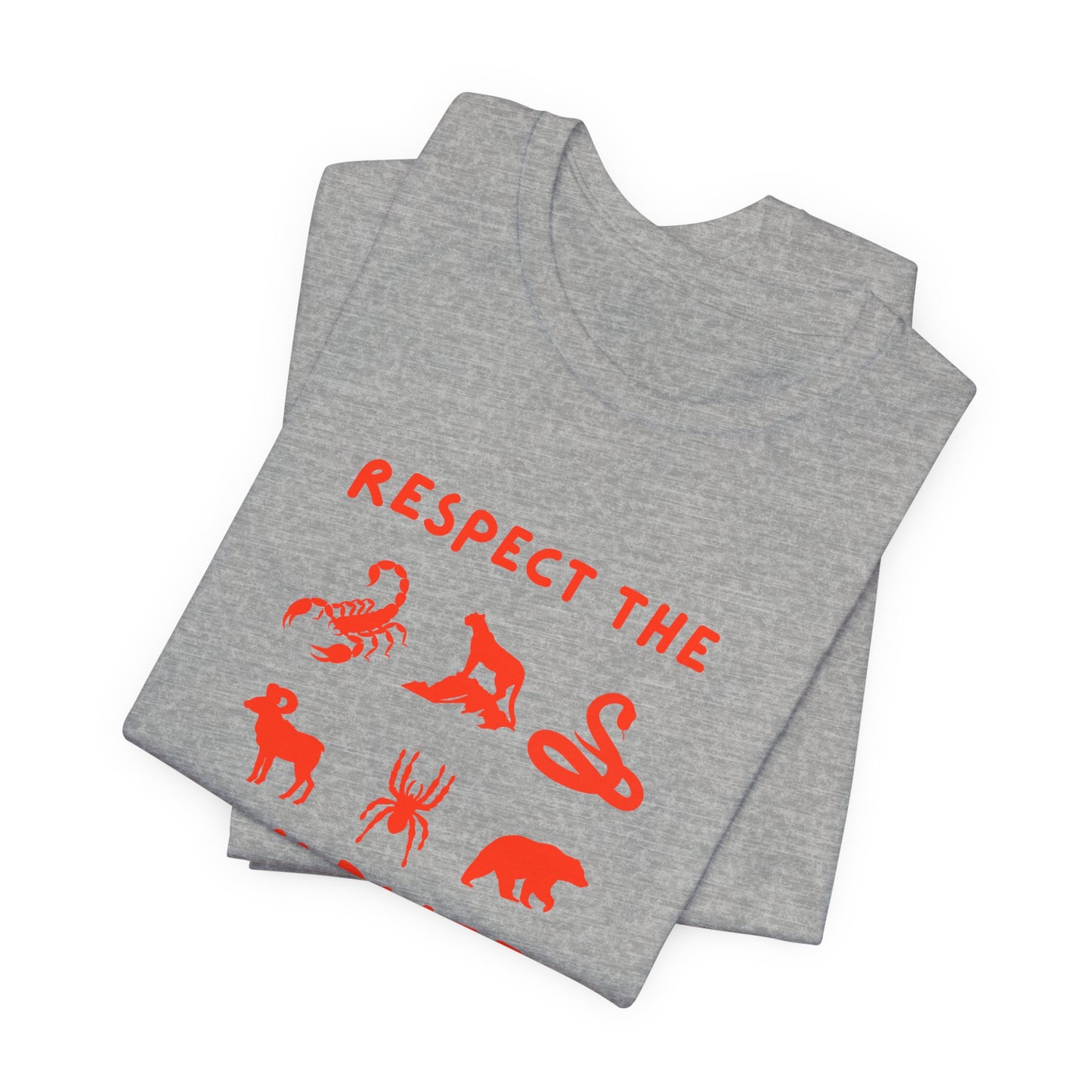 Respect the Wildlife T-Shirt, Unisex,Terlingua