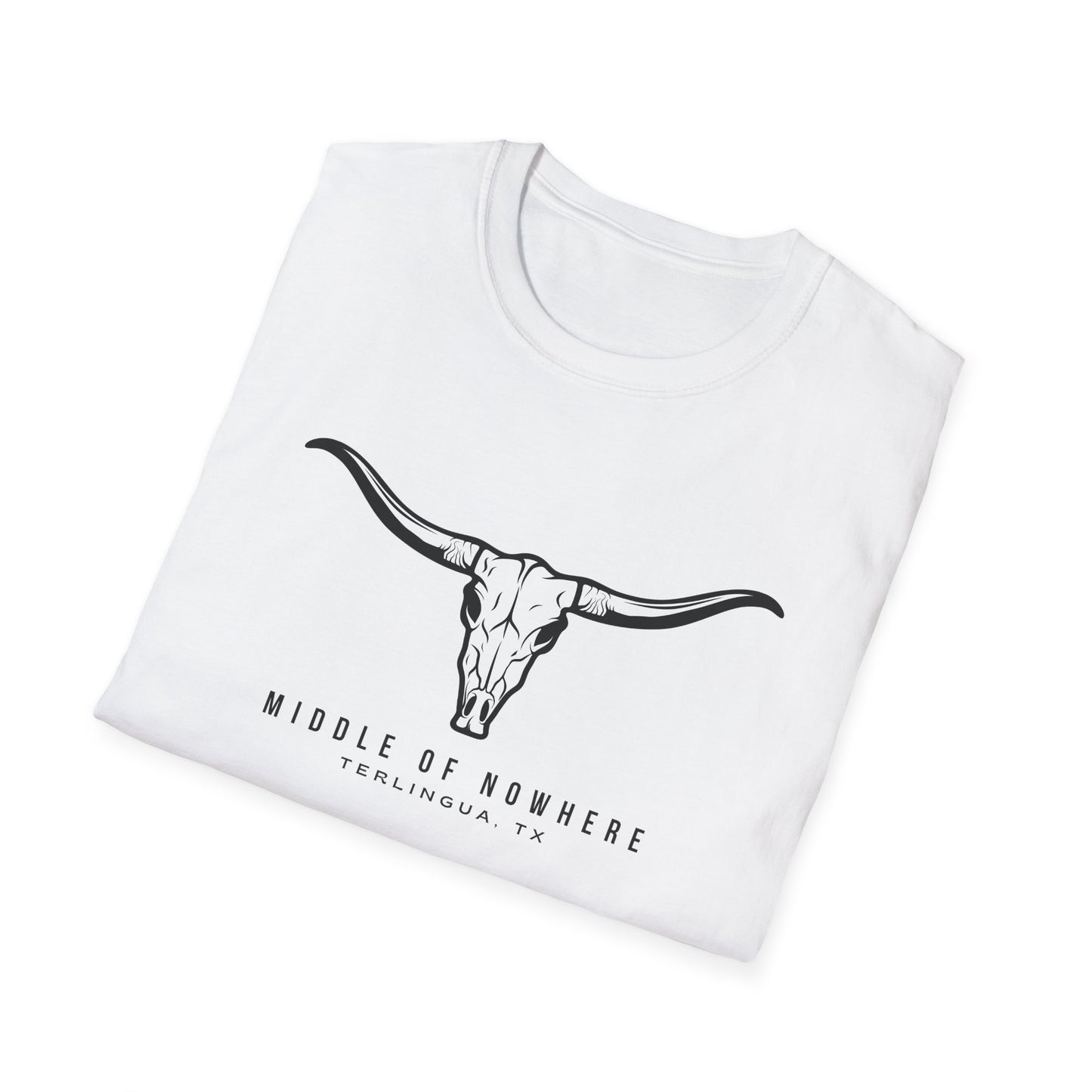 Middle of Nowhere Longhorn TerlinguaT-Shirt, Unisex