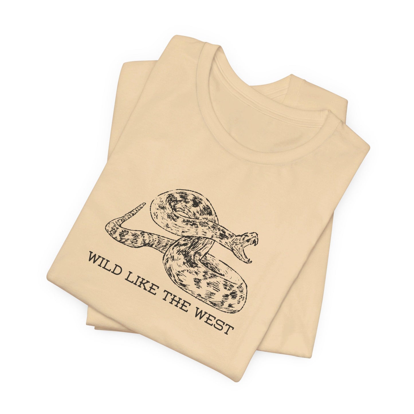 Wild like the West T-Shirt, Terlingua, Unisex, Rattlesnake