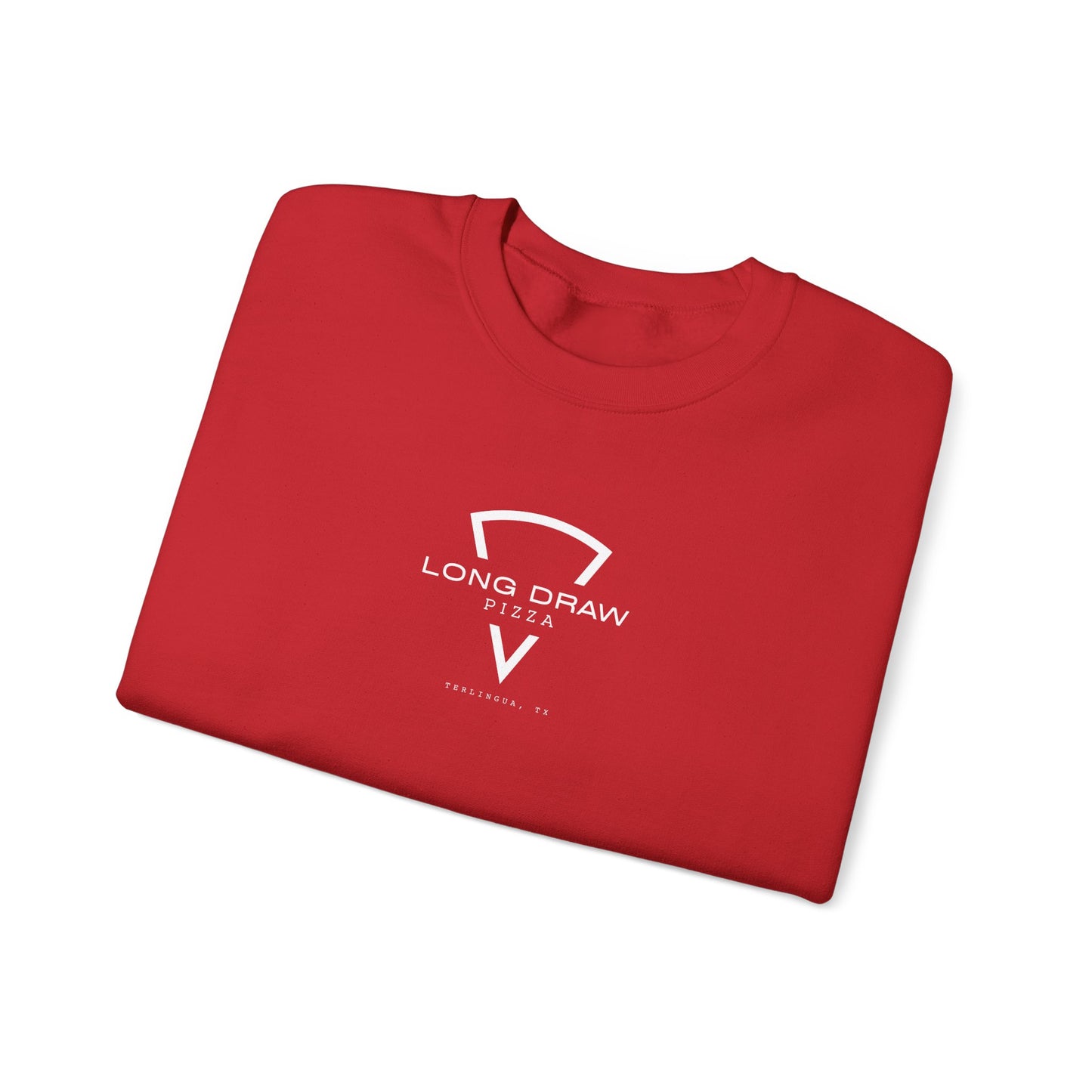 Original Long Draw Pizza Logo Crewneck Sweatshirt