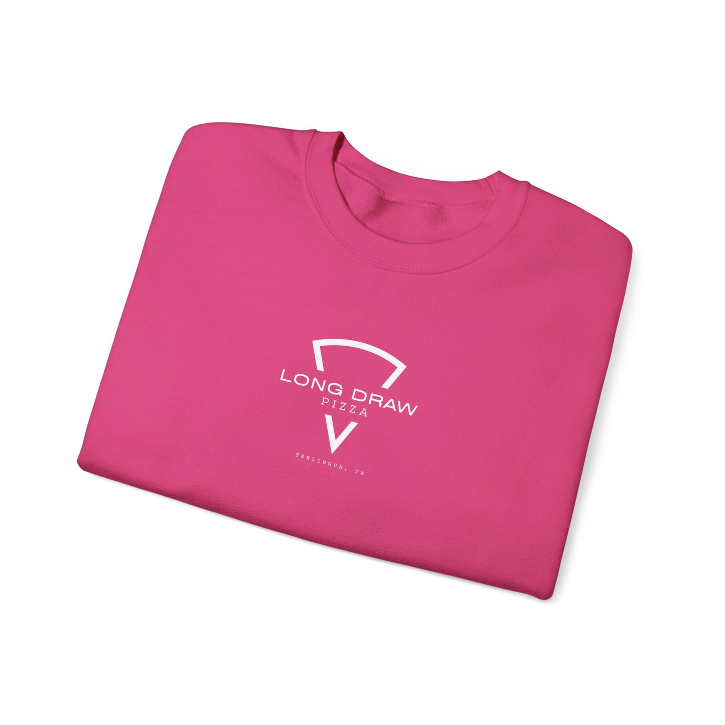 Original Long Draw Pizza Logo Crewneck Sweatshirt