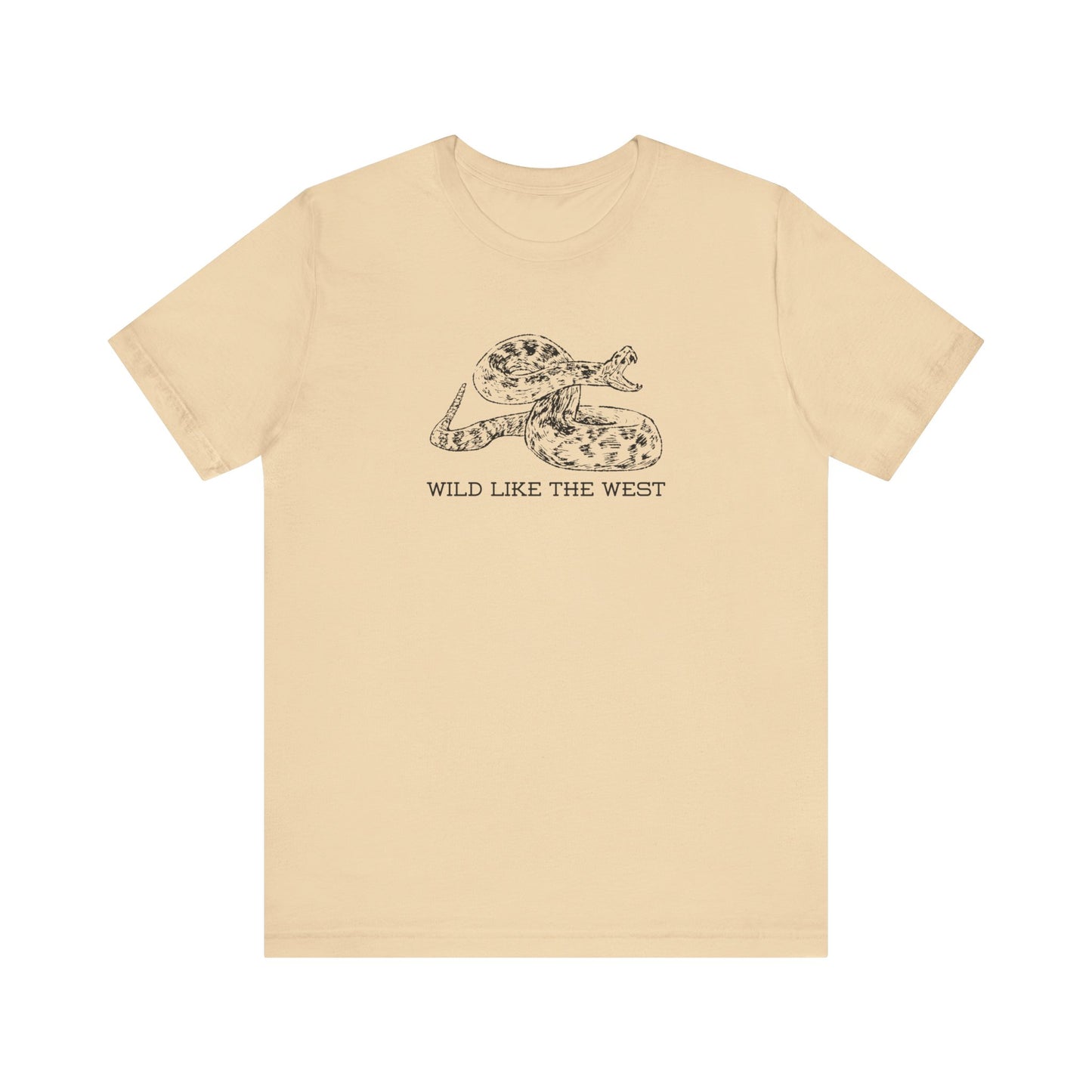 Wild like the West T-Shirt, Terlingua, Unisex, Rattlesnake