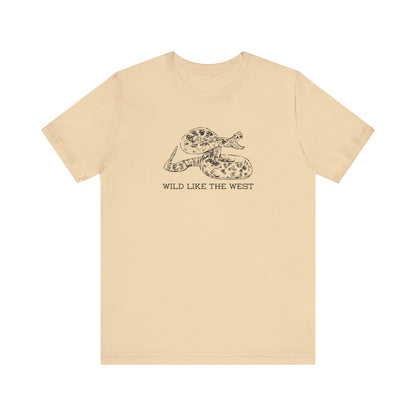 Wild like the West T-Shirt, Terlingua, Unisex, Rattlesnake