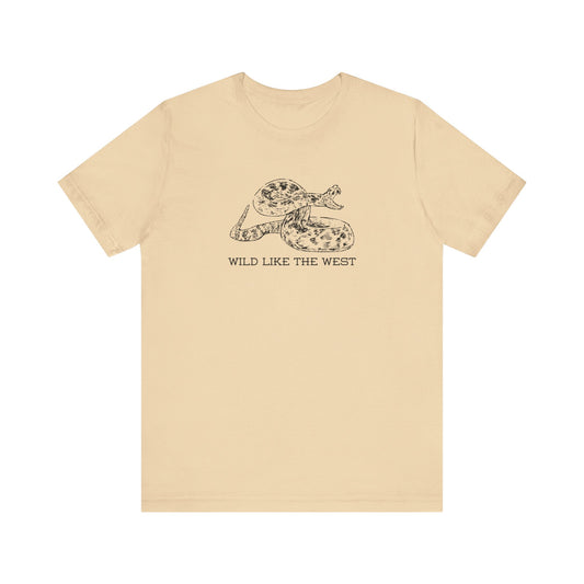 Wild like the West T-Shirt, Terlingua, Unisex, Rattlesnake