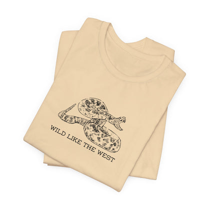 Wild like the West T-Shirt, Terlingua, Unisex, Rattlesnake