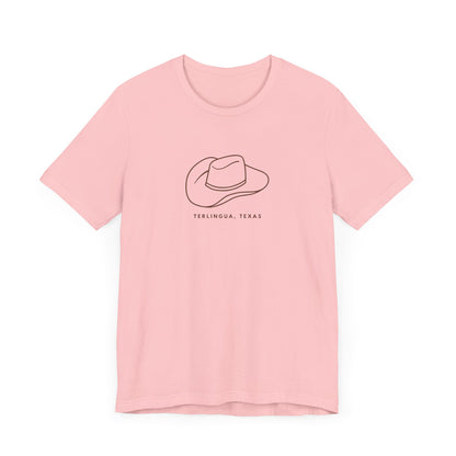 Western Cowboy Hat T-Shirt, Terlingua Texas