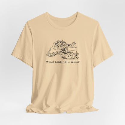 Wild like the West T-Shirt, Terlingua, Unisex, Rattlesnake