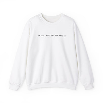 I'm Just Here for the Snacks Sweatshirt, Unisex