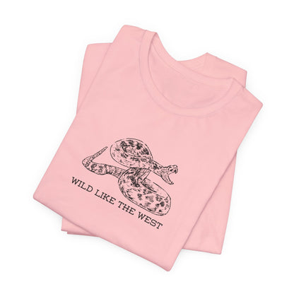 Wild like the West T-Shirt, Terlingua, Unisex, Rattlesnake