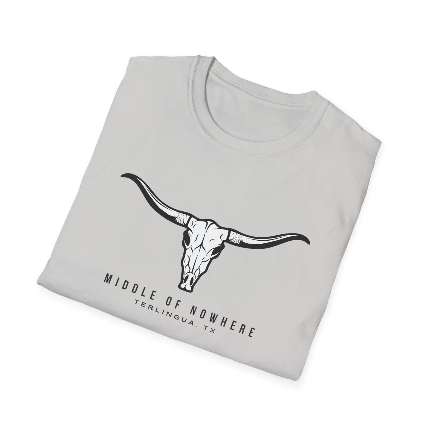Middle of Nowhere Longhorn TerlinguaT-Shirt, Unisex