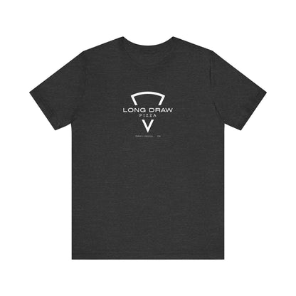 Long Draw Pizza Logo T-Shirt, Unisex