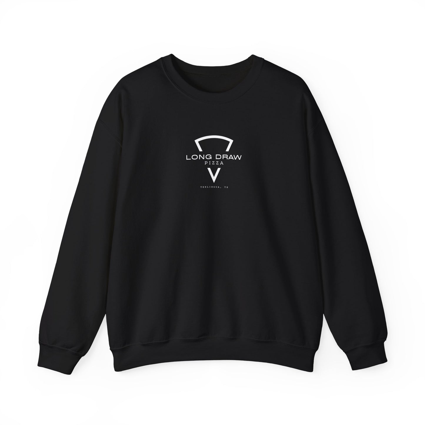 Original Long Draw Pizza Logo Crewneck Sweatshirt
