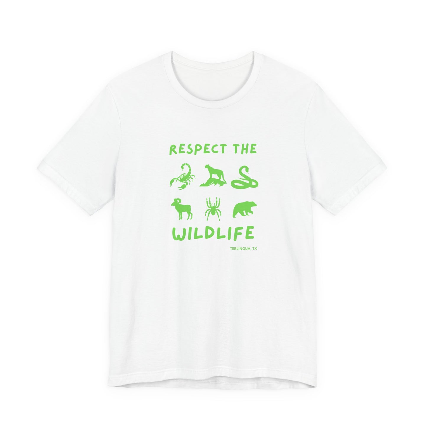 Respect the Wildlife T-Shirt, Unisex,Terlingua