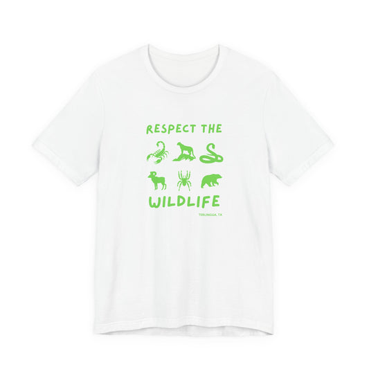Respect the Wildlife T-Shirt, Unisex,Terlingua