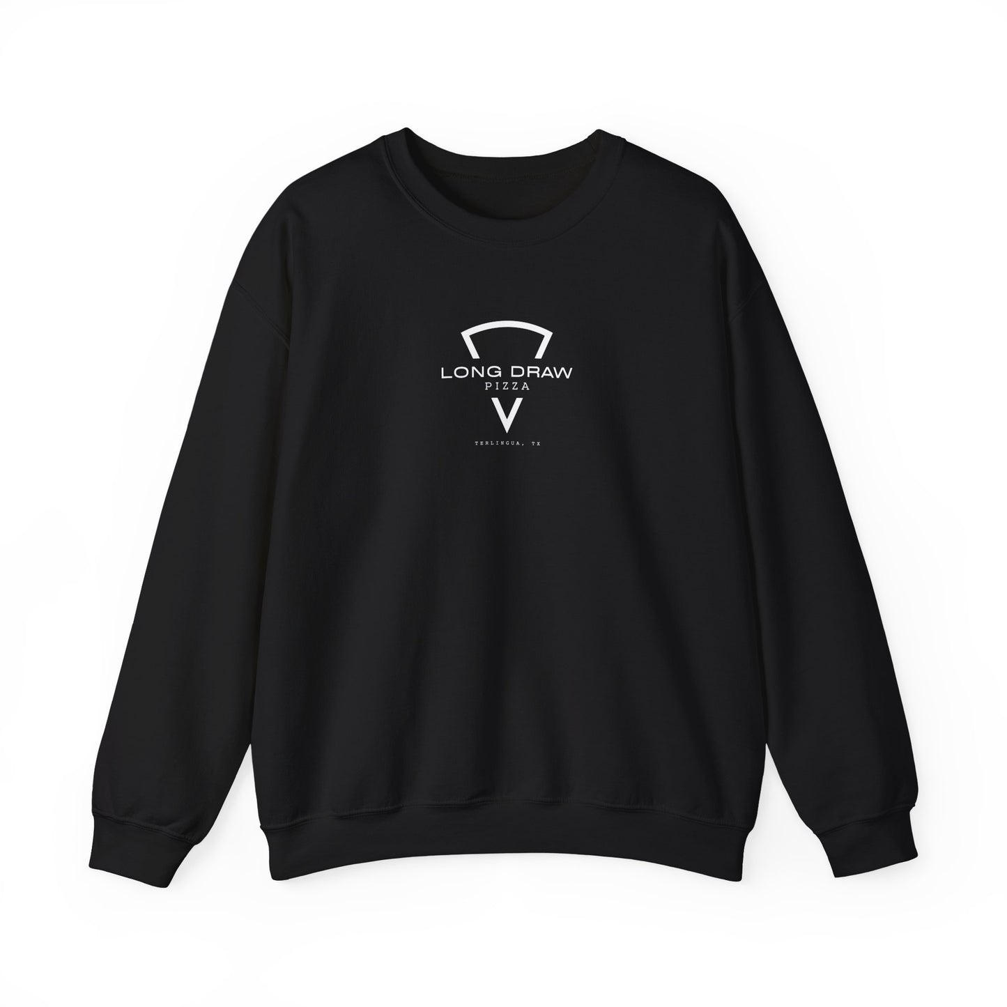 Original Long Draw Pizza Logo Crewneck Sweatshirt