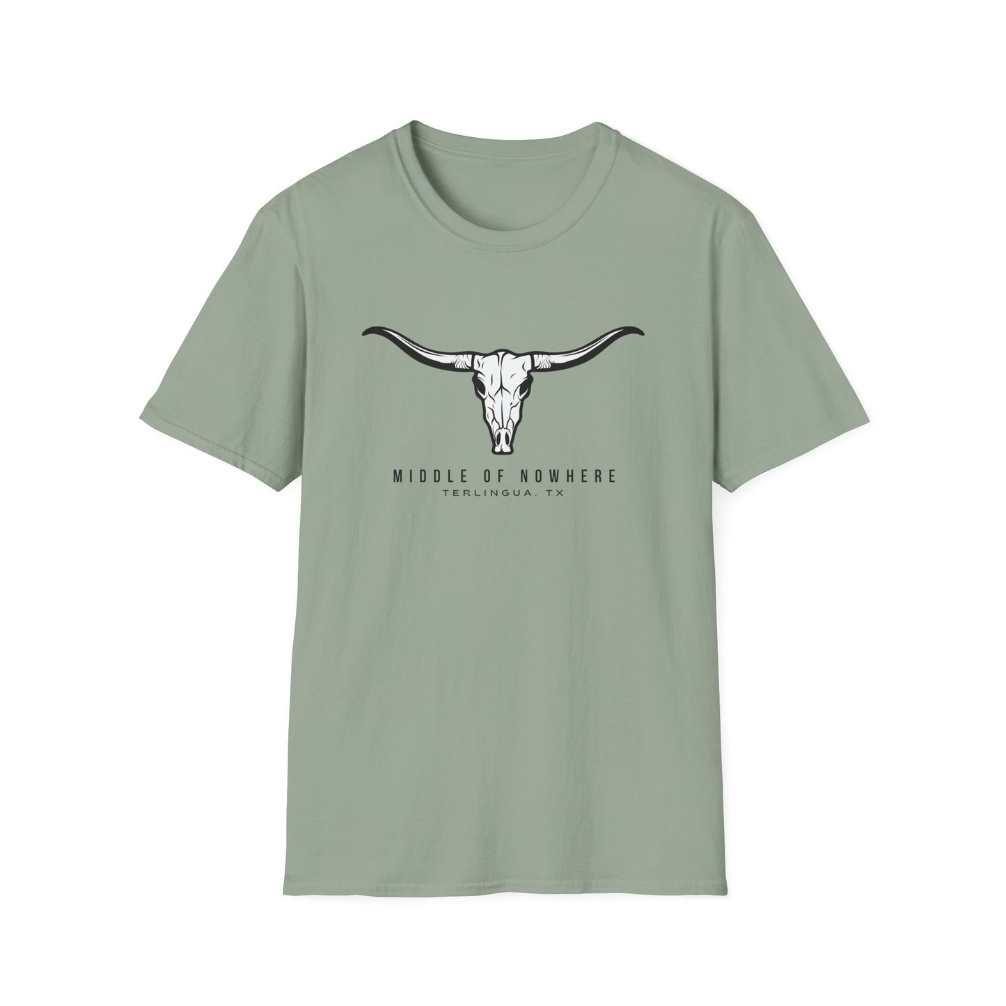 Middle of Nowhere Longhorn TerlinguaT-Shirt, Unisex