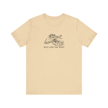Wild like the West T-Shirt, Terlingua, Unisex, Rattlesnake