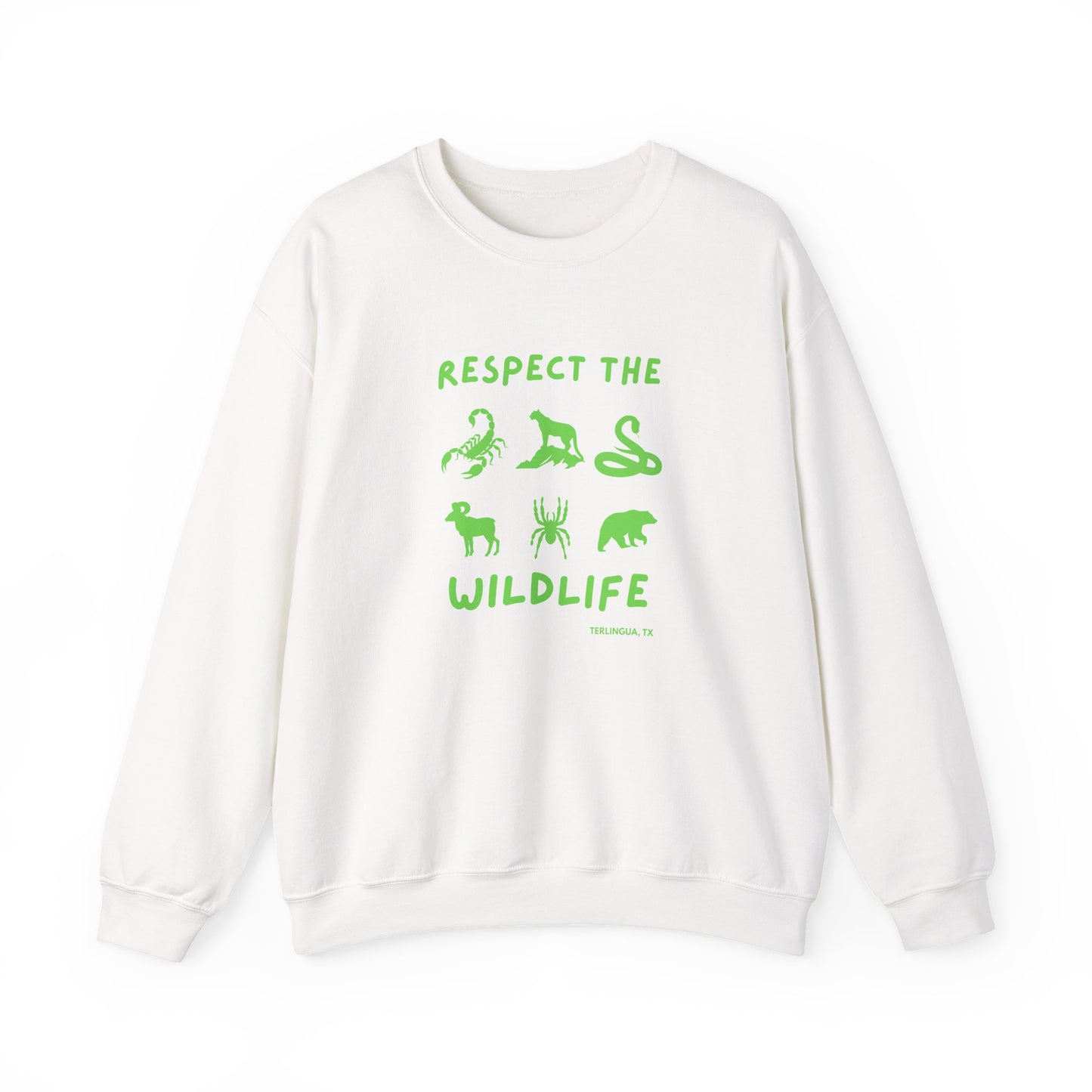 Respect the Wildlife Crewneck Sweatshirt, Unisex