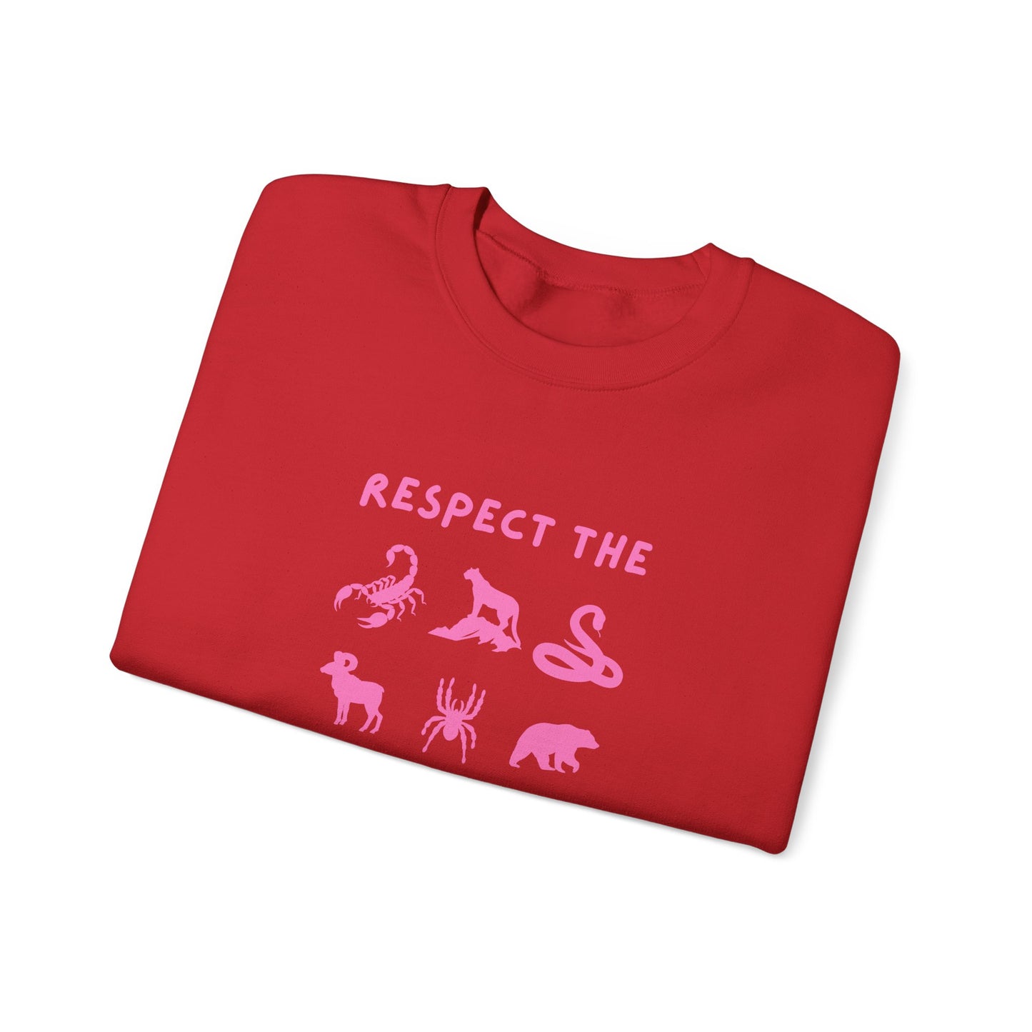 Respect the Wildlife Crewneck Sweatshirt, Unisex