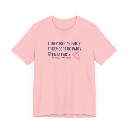 Political Pizza T-Shirt, Voting, Pizza Lovers